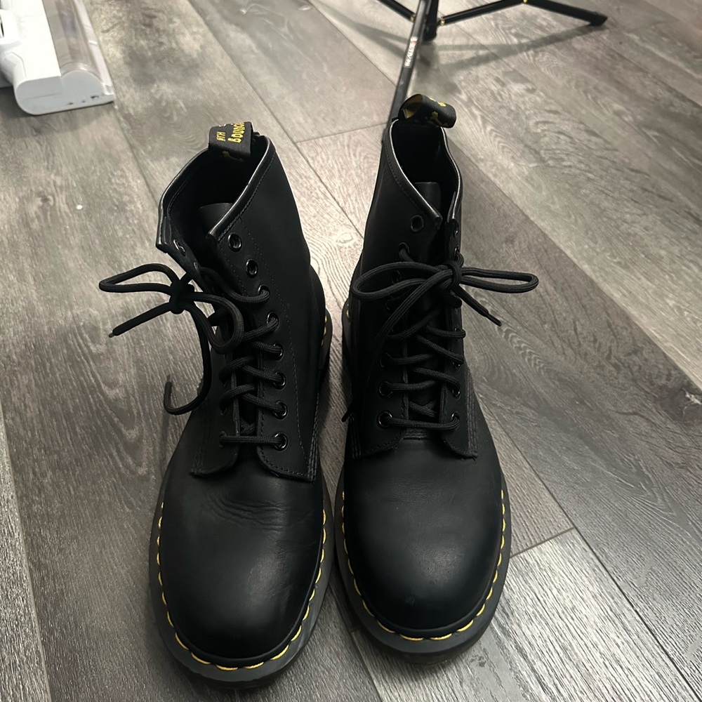 Dr. Martens Black Leather Boots